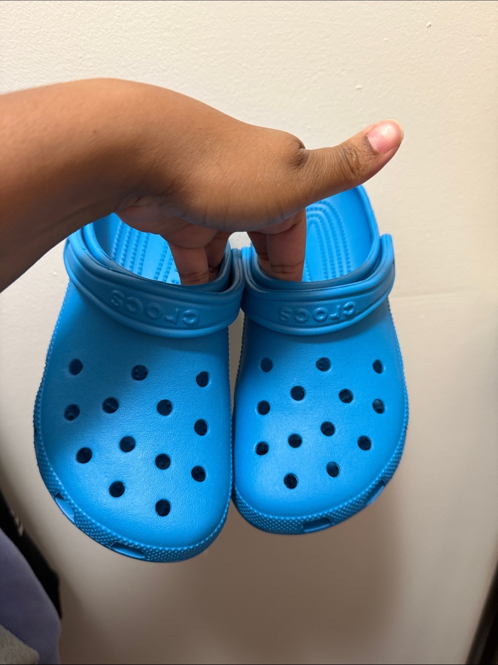 CROCS Clog Sandals in Bright Blue